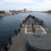 USS Underwood departs Willemstad