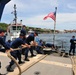 USS Underwood sailors heave line