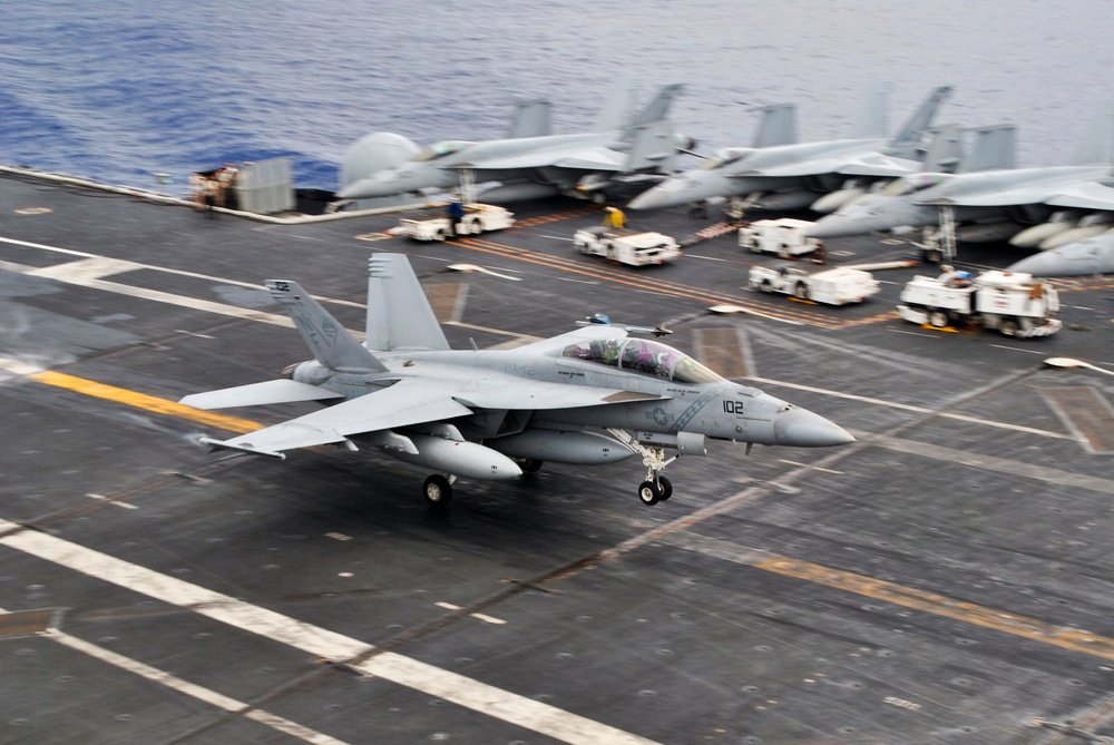 USS George Washington flight deck