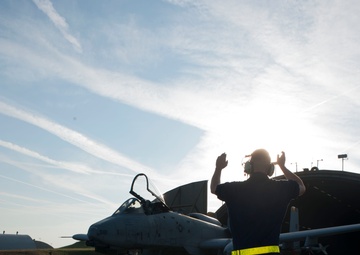 A-10s take off for NATO exercise