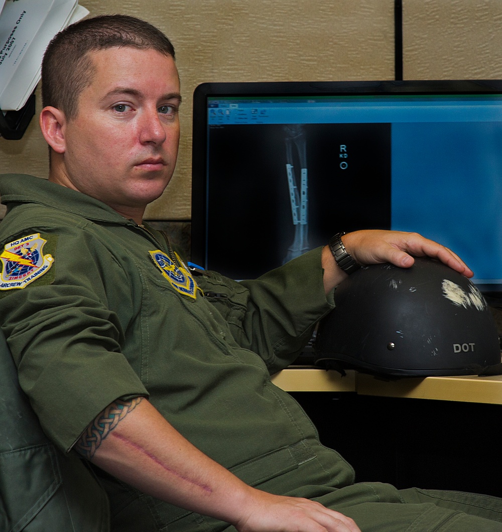 Airmen survive motorcycle crash thanks to PPE and Wingmen