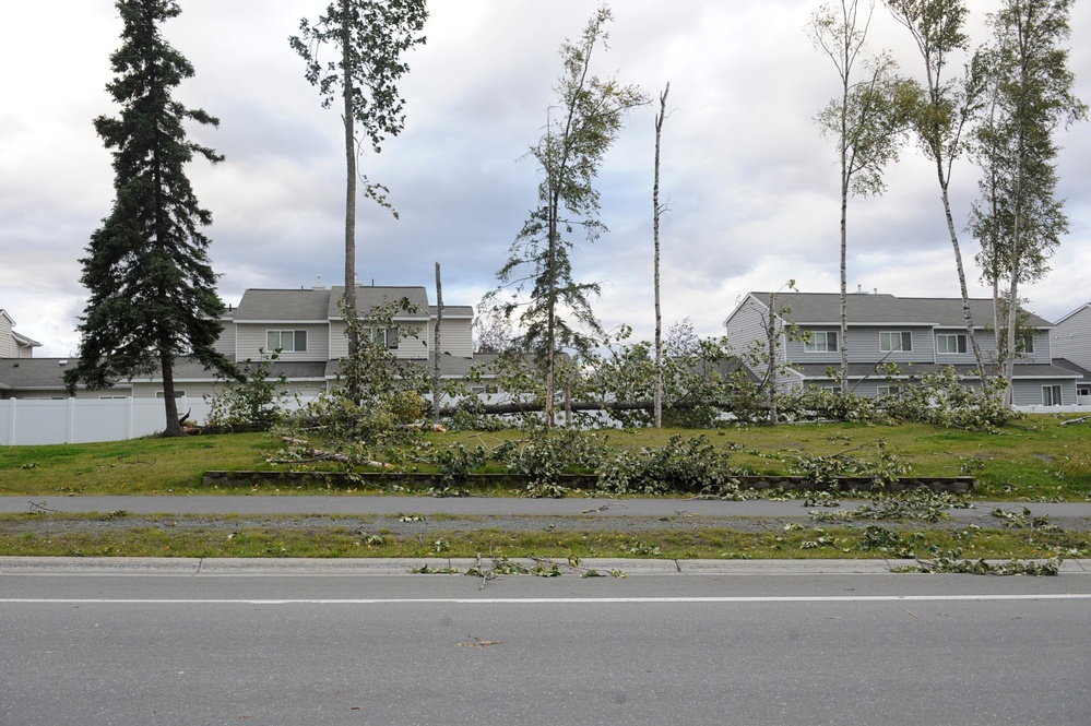 Arctic front storms through Alaska, leaves a mess