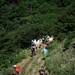 Station residents test limits during Tokusagamine mountain climbing race