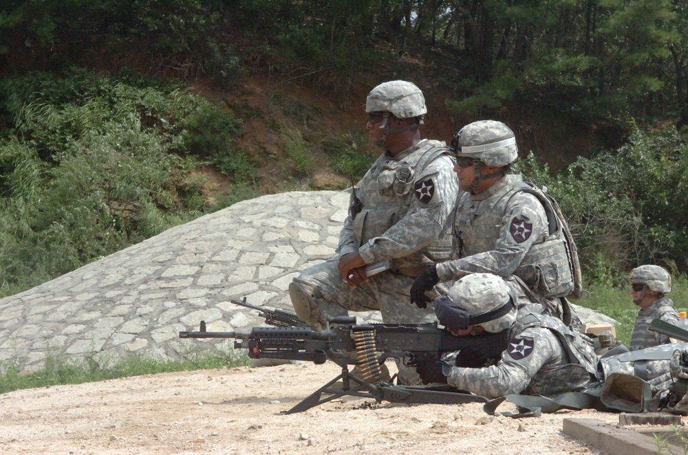 Alpha Distro Company, 70th BSB, 210th Conduts 240B Machine Gun Range