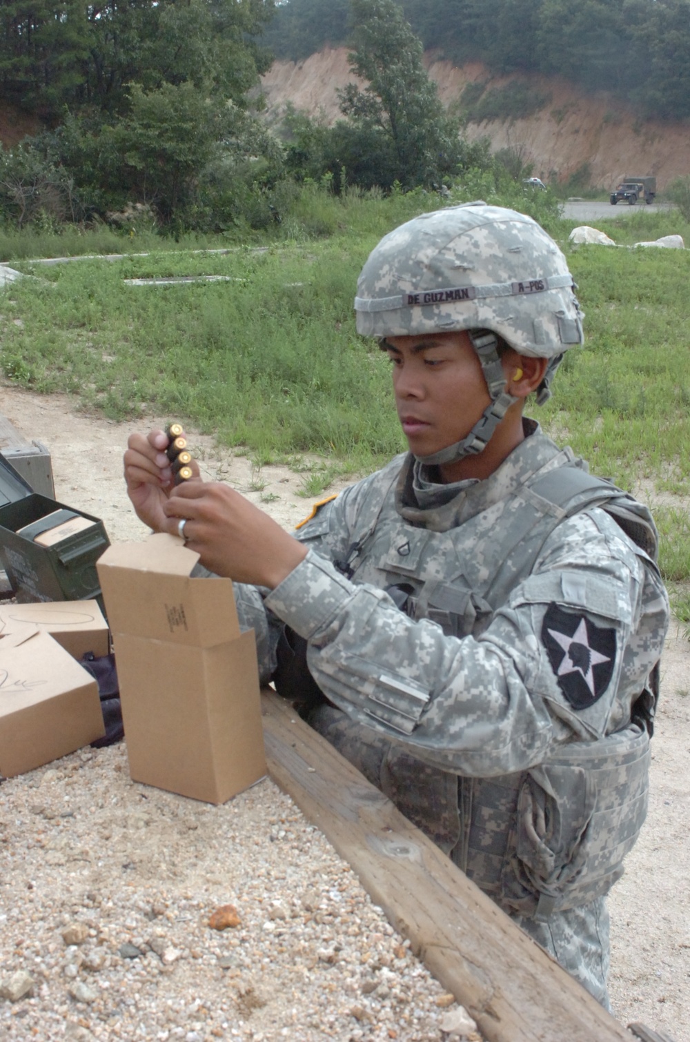 Alpha Distro Company, 70th BSB, Conducts 240B Live Fire Range