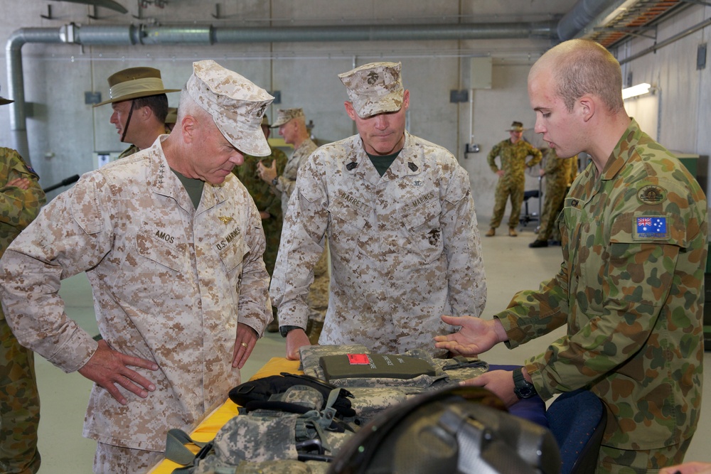 Gen. Amos visits Marines