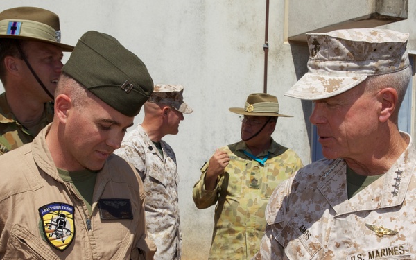 Gen. Amos visits Marines