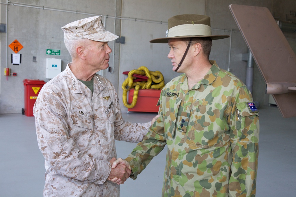 Gen. Amos visits Marines