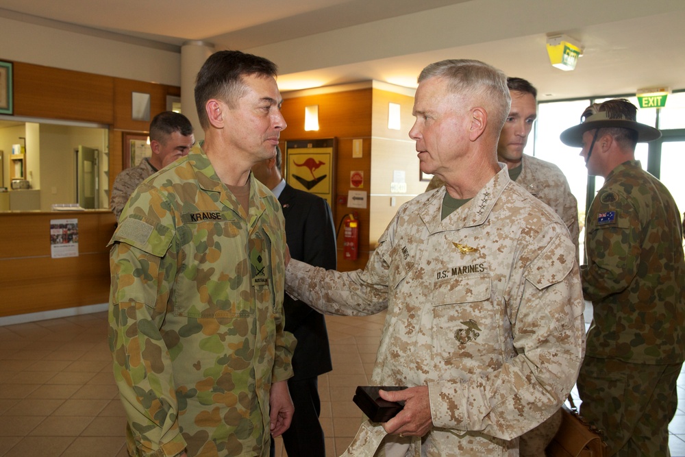 Gen. Amos visits Marines