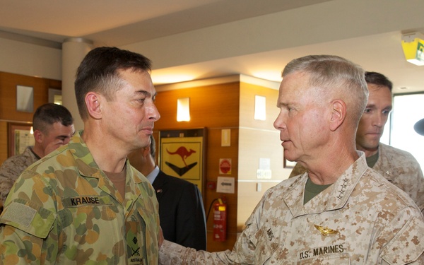Gen. Amos visits Marines