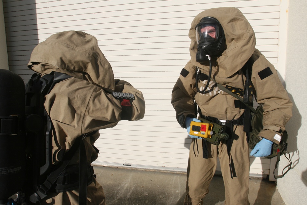 1st MAW holds CBRN exercise