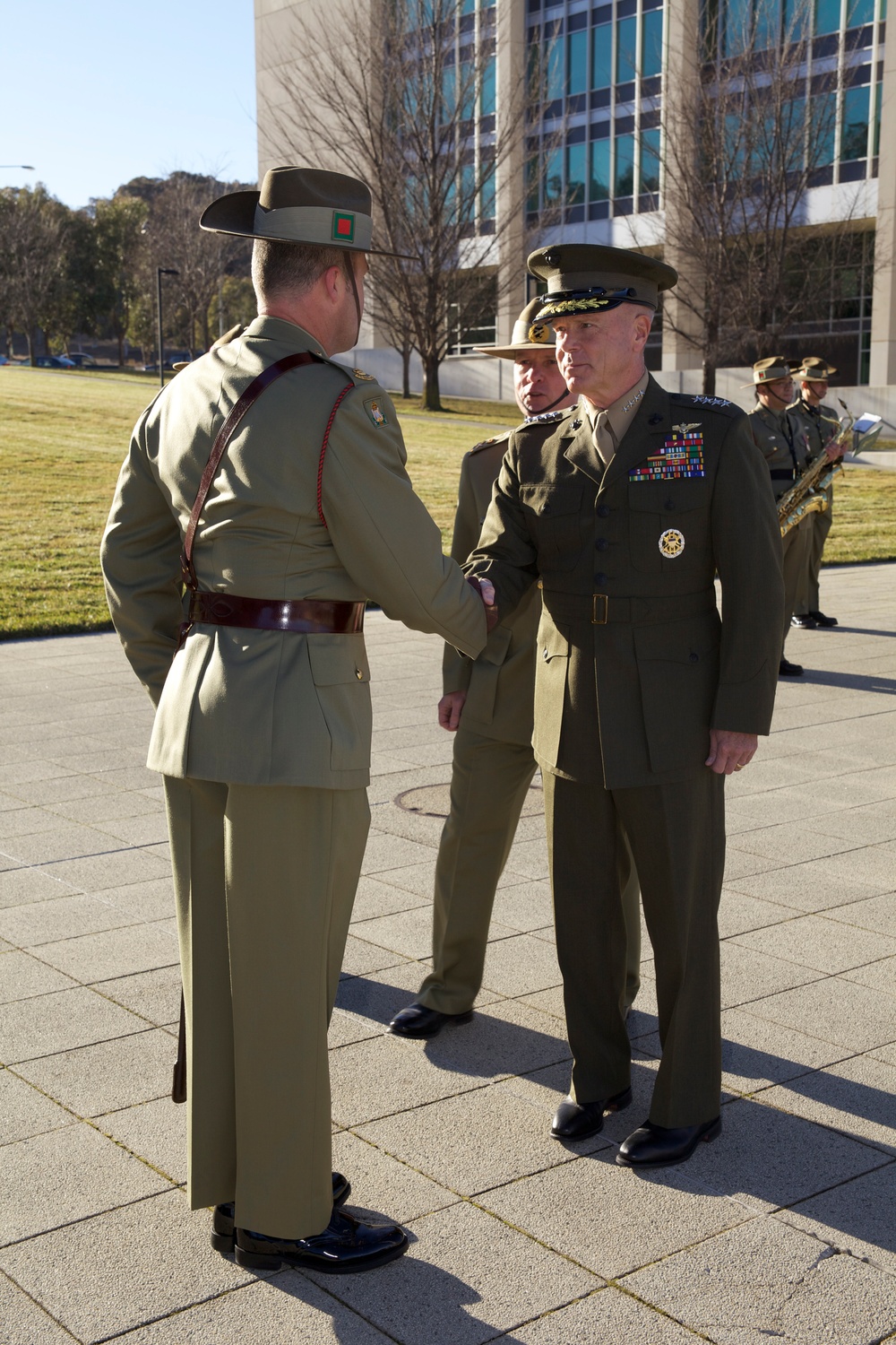 Gen. Amos visits Marines