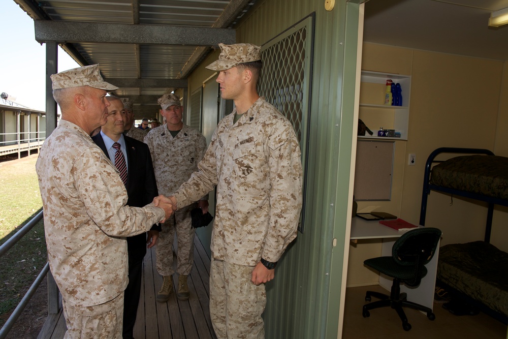 Gen. Amos visits Marines