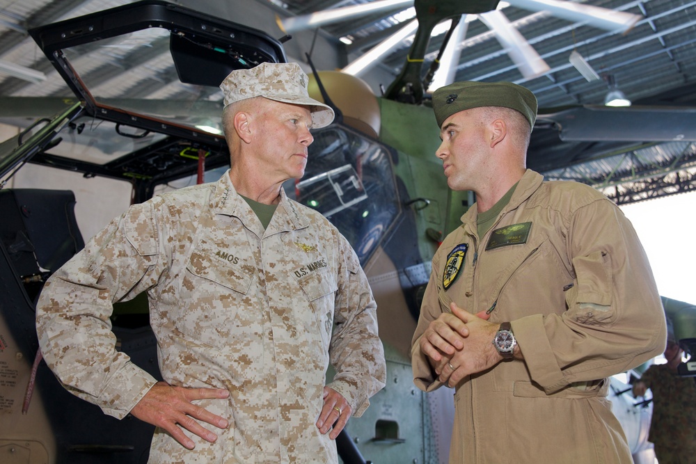 Gen. Amos visits Marines