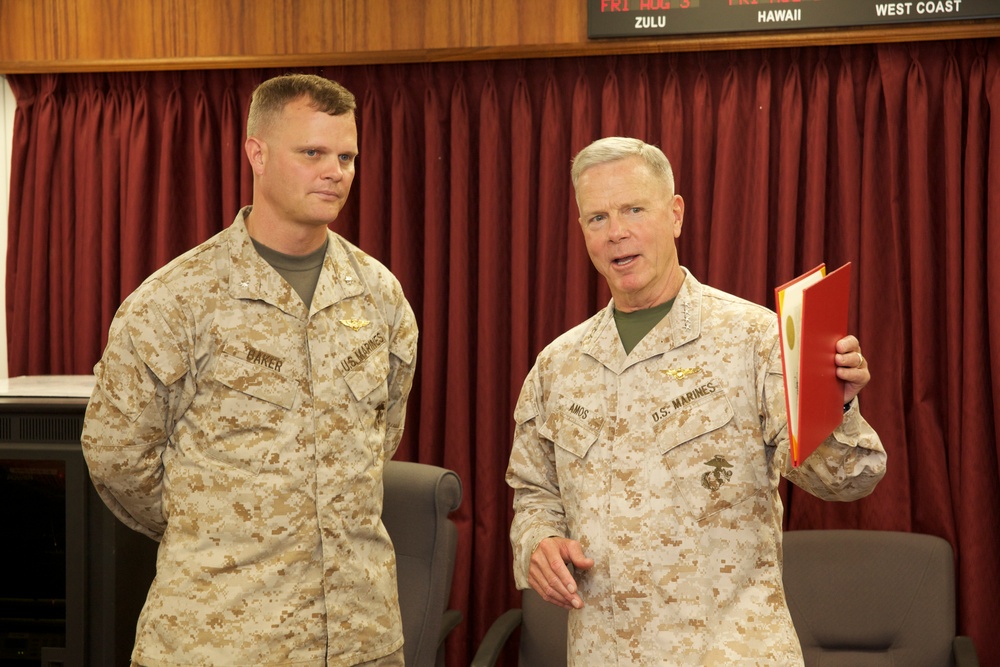 Gen. Amos visits Marines