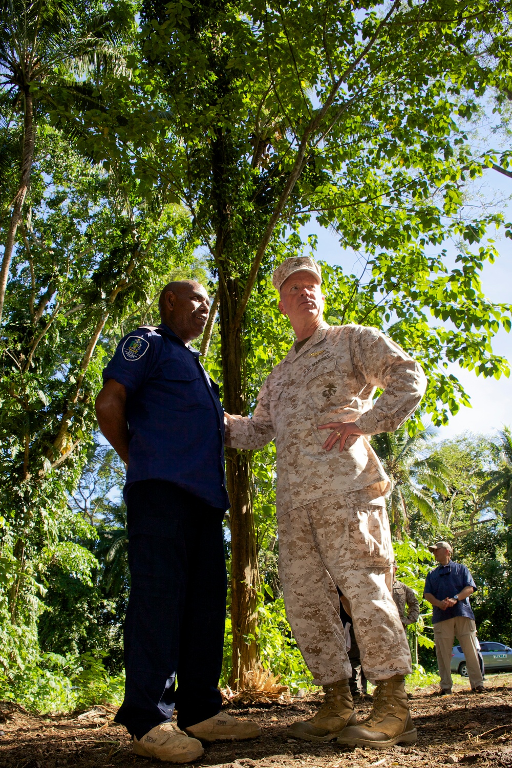 Gen. Amos visits Marines