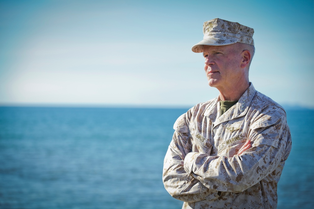 Gen. Amos visits Marines