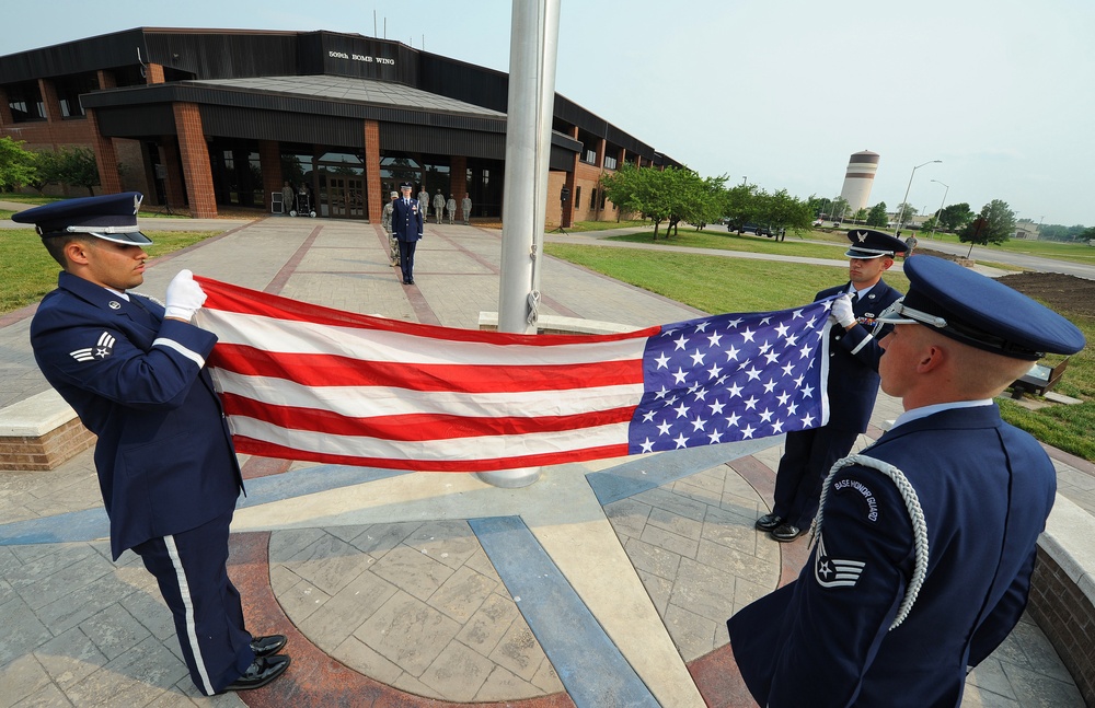 Wing retreat ceremony