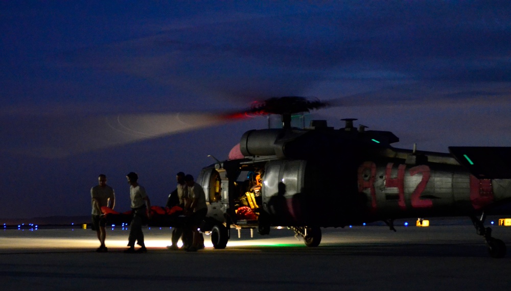 129th Rescue Wing- Ecuadorian fishermen rescue.