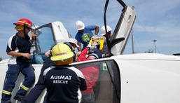 Corpsmen train with Australian responders