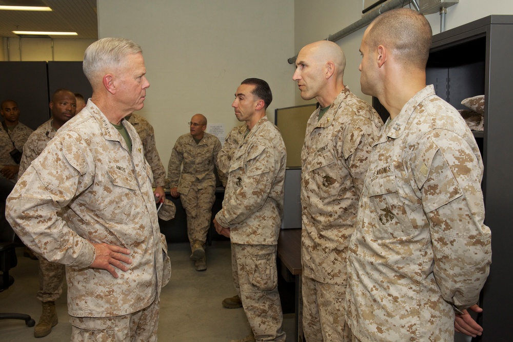 Gen. Amos visits Marines