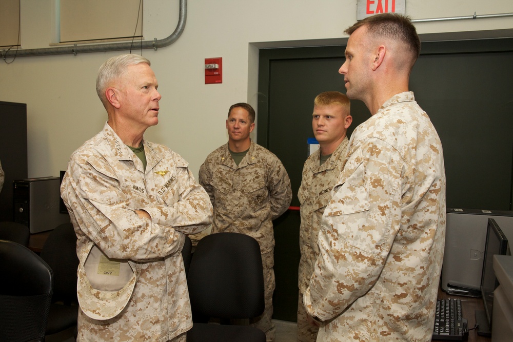 Gen. Amos visits Marines