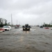 National Guard patrols flooded area