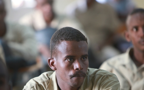 Marines and sailors from Special-Purpose Marine Air-Ground Task Force Africa train with elite Djiboutian forces