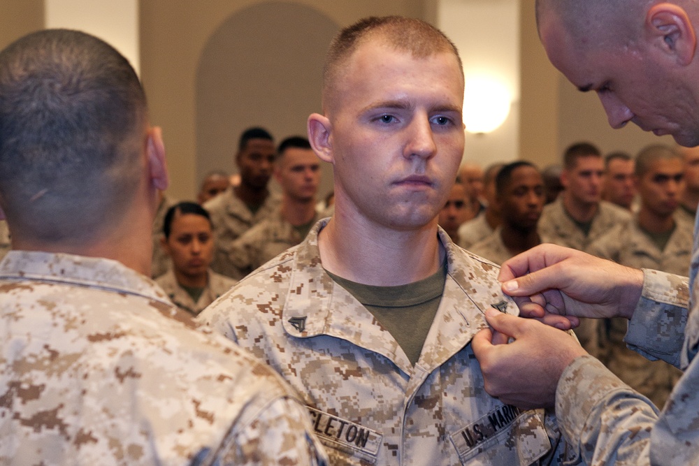 Lufkin native becomes a meritorious noncommissioned officer in the Marine Corps