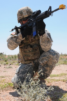 New York Army National Guard signal soldiers train in desert