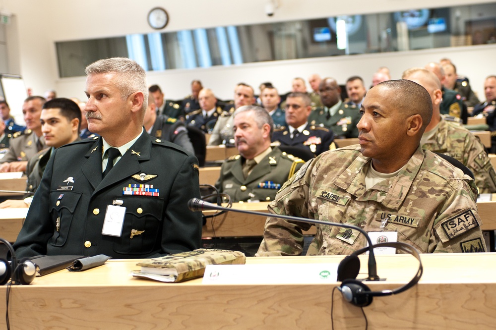 Day one of the 2012 International Senior Enlisted Seminar