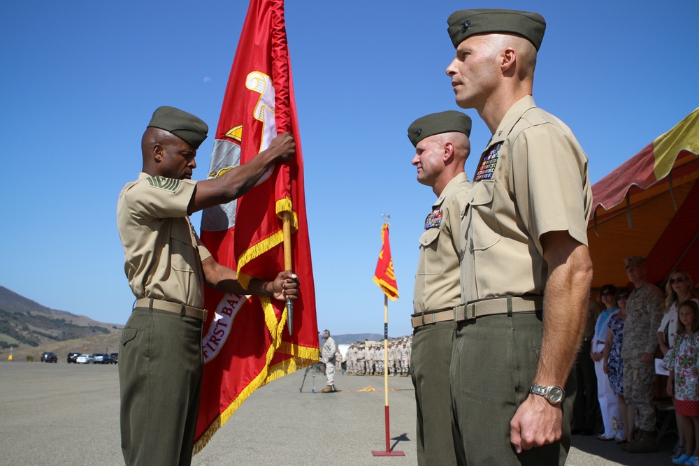 ‘China Marines’ of 1st Battalion, 4th Marine Regiment receives a new commander