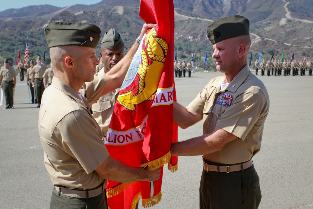‘China Marines’ of 1st Battalion, 4th Marine Regiment receives a new commander