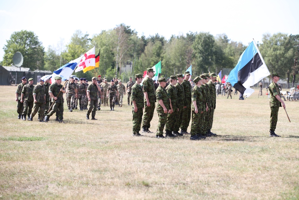 Opening ceremony of Combined Endeavor 2012, US forces