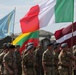Opening ceremony of Combined Endeavor 2012, US forces