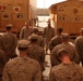 Re-enlistment ceremony on Forward Operating Base Geronimo