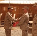 Re-enlistment ceremony on Forward Operating Base Geronimo