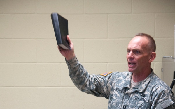 Bringing God into the chaos: Chaplain fulfills life goal in caring for soldiers
