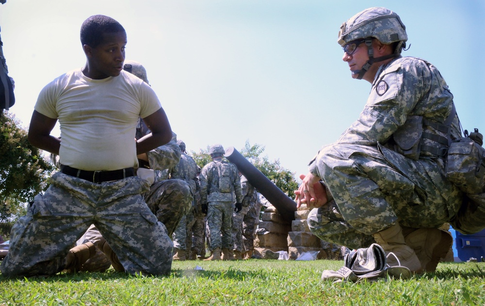 Keeping the peace: Soldiers prepare to help quell violent crowds
