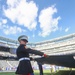 Marines unfurl flag at New York Giants opening game