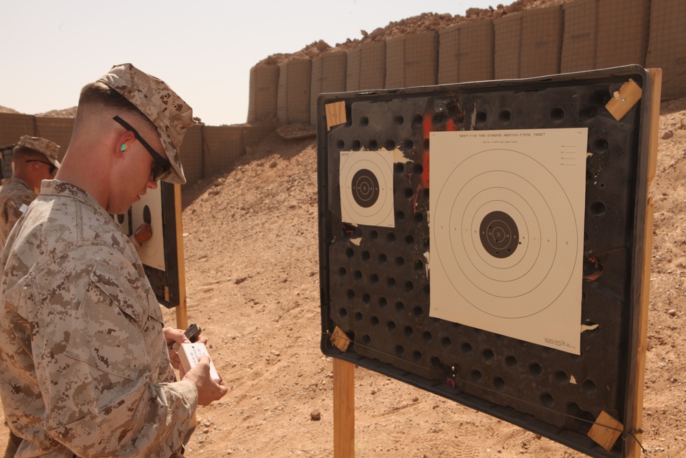 Qualifying pistol range