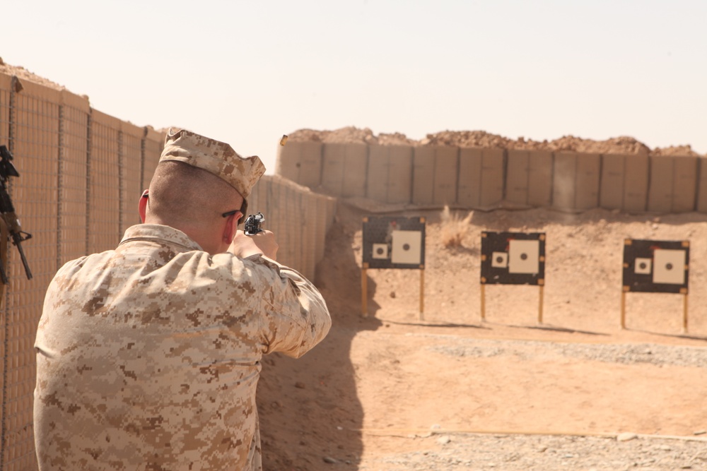 Qualifying pistol range