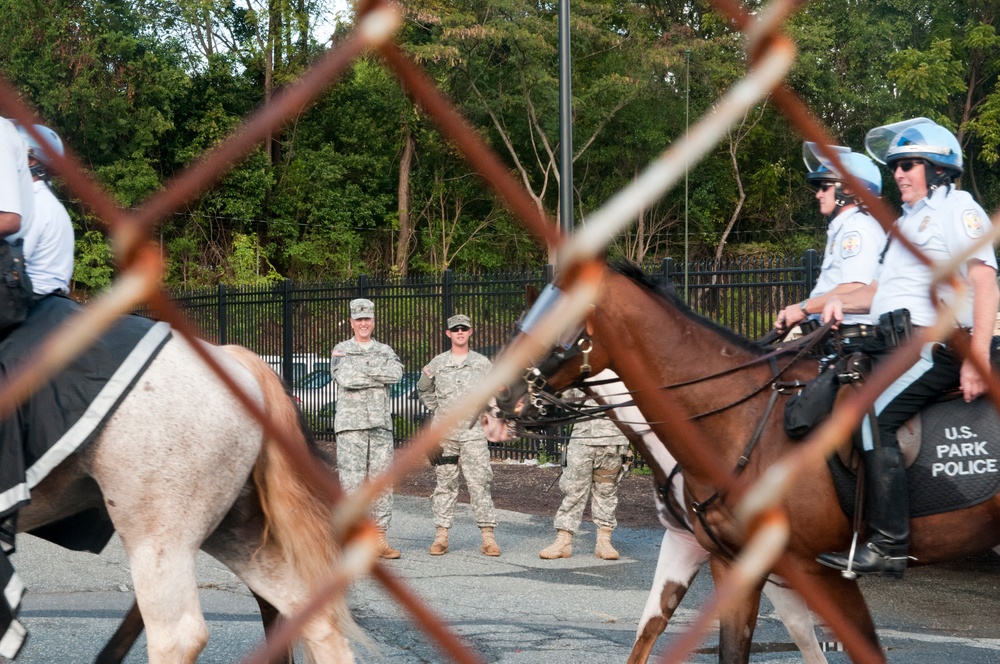 Soldiers support local and federal authorities: Units on-call for Democratic National Convention following Vigilant Guard