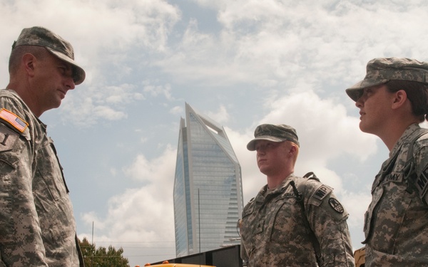 Soldiers support local and federal authorities: Units on-call for Democratic National Convention following Vigilant Guard