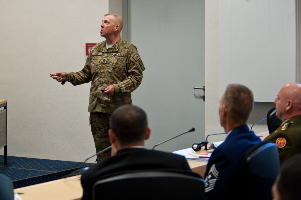 ISAF leaders speak at international senior enlisted conference