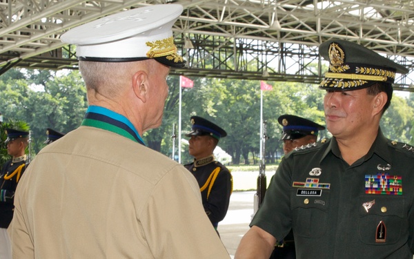 Commandant of the US Marine Corps Gen. James F. Amos visits Manila, Philippines