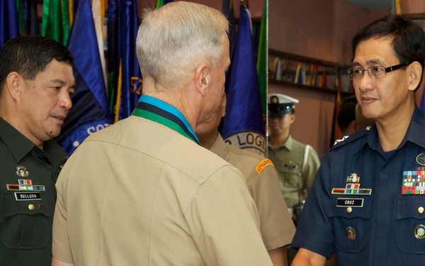 Commandant of the US Marine Corps Gen. James F. Amos visits Manila, Philippines