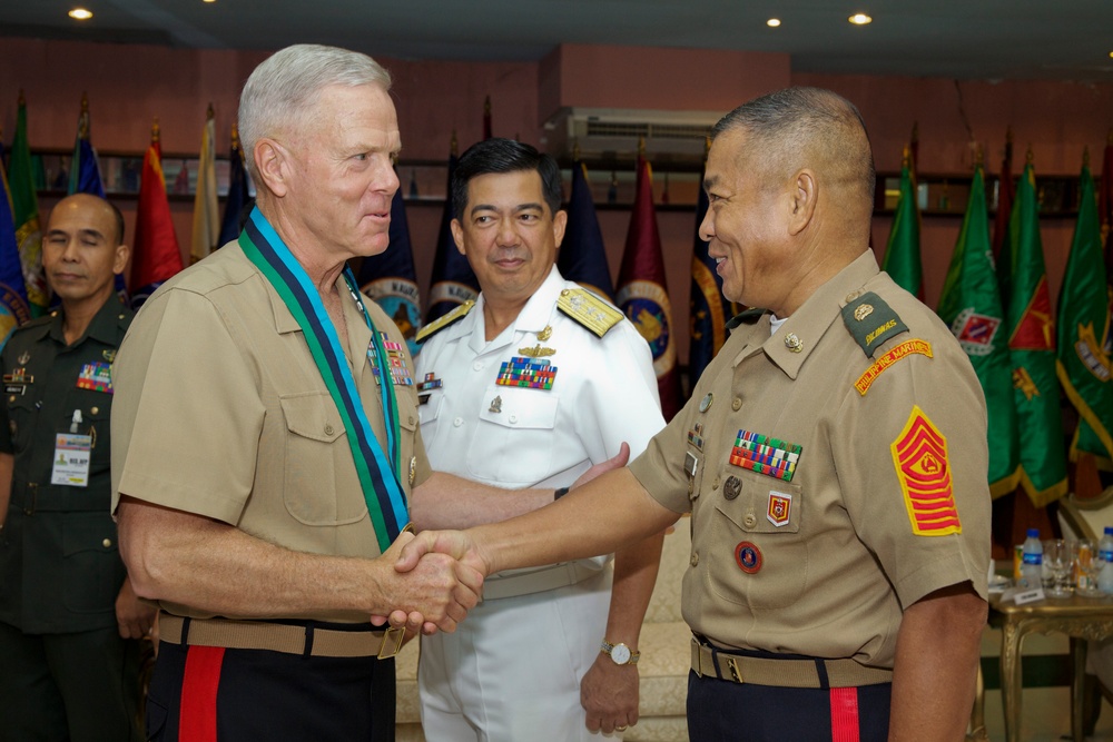 Commandant of the US Marine Corps Gen. James F. Amos visits Manila, Philippines