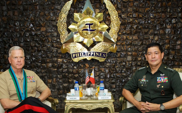 Commandant of the US Marine Corps Gen. James F. Amos visits Manila, Philippines