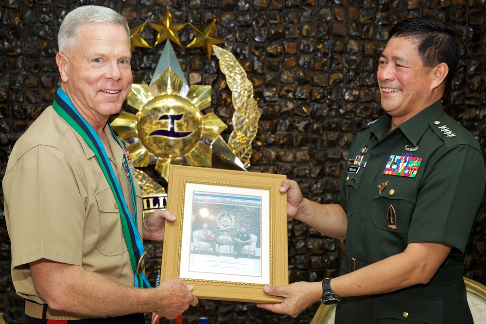 Commandant of the US Marine Corps Gen. James F. Amos visits Manila, Philippines